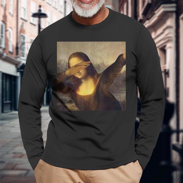 Mona Lisa 水玉 長袖Tシャツ 高齢者への贈り物