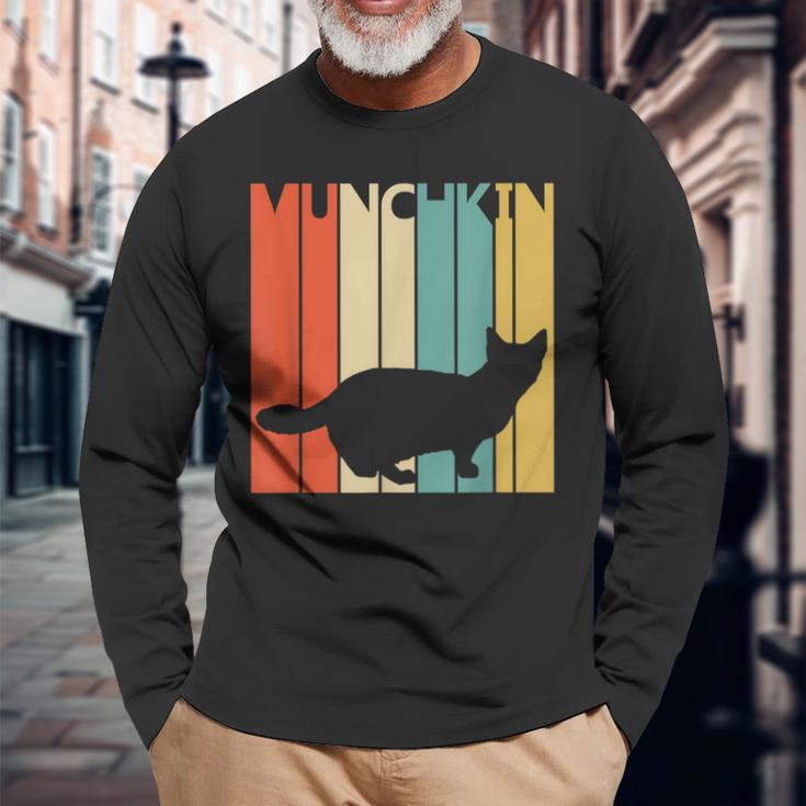 Munchkin マンチカン ネコ 長袖Tシャツ 高齢者への贈り物