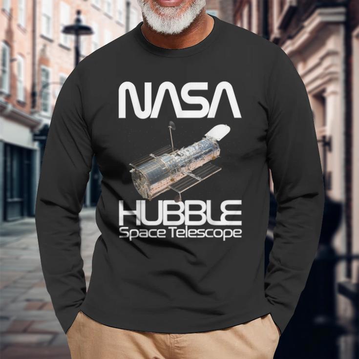 Nasa ハッブル望遠鏡 宇宙探検 長袖Tシャツ 高齢者への贈り物