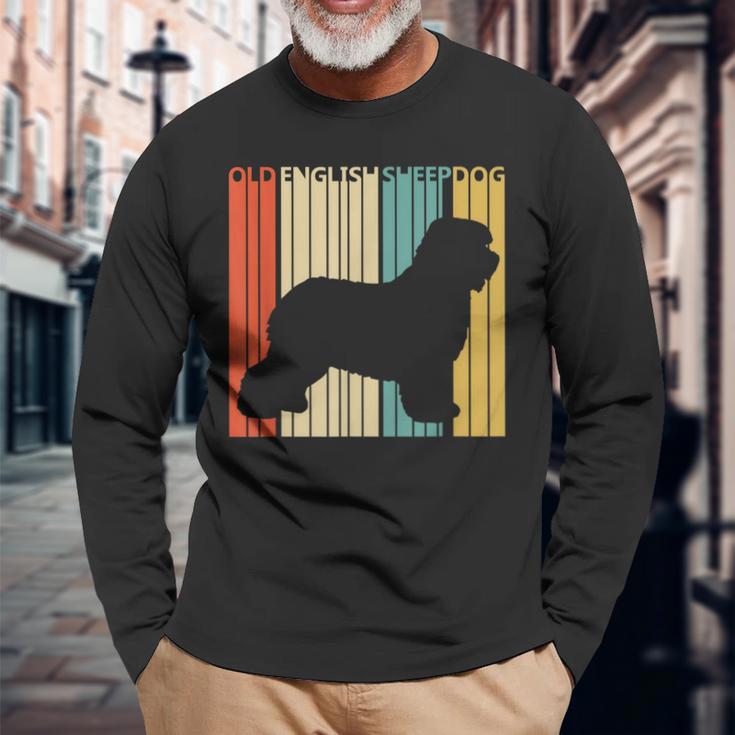 Old Englishheepdog オールド・イングリッシュ・シープドッグ 長袖Tシャツ 高齢者への贈り物