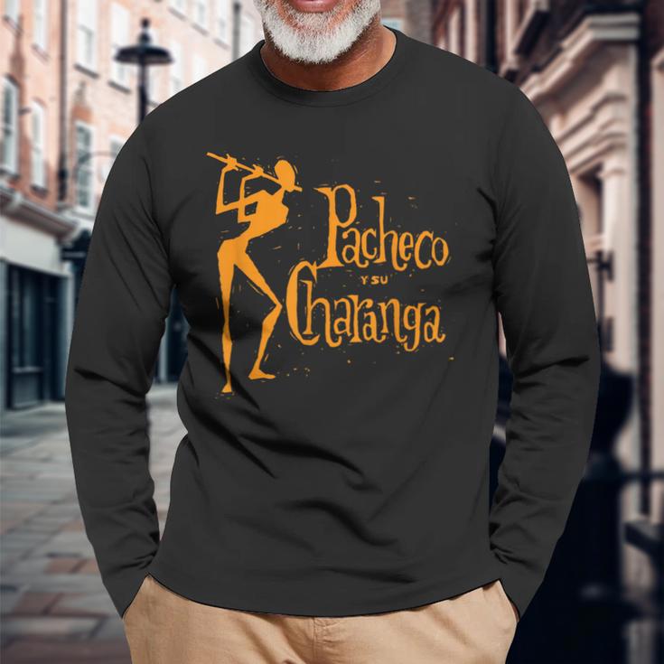 Pacheco Yu Charanga ラテン音楽 サルサ レトロ ヴィンテージ 長袖Tシャツ 高齢者への贈り物
