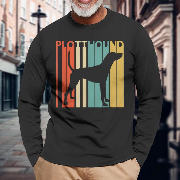 Plott Hound プロット・ハウンド 長袖Tシャツ 高齢者への贈り物