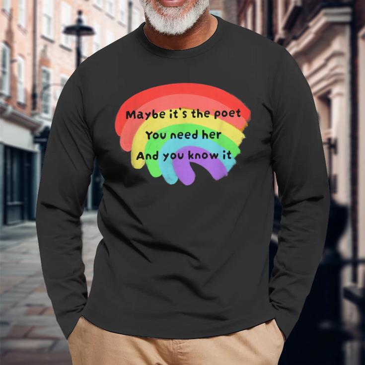 The Poet 長袖Tシャツ 高齢者への贈り物