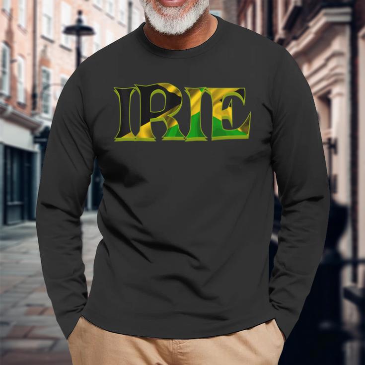 Rasta Rude Boy ジャマイカ国旗 レゲエ ジャマイカ用 Irie シャツ 長袖Tシャツ 高齢者への贈り物