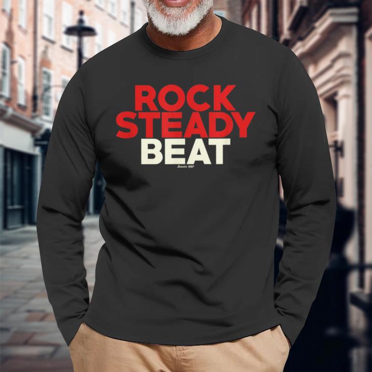 Rockteady Beat Jamaica 1967 ジャマイカ ロックステディ レゲエ スカ Music 長袖Tシャツ 高齢者への贈り物