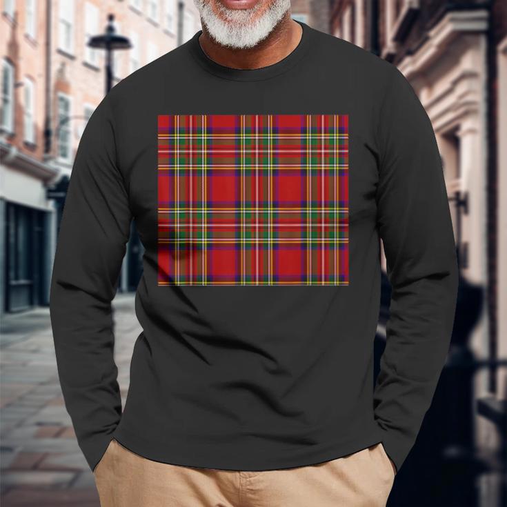 Royaltewart タータンチェックtシャツ 長袖Tシャツ 高齢者への贈り物