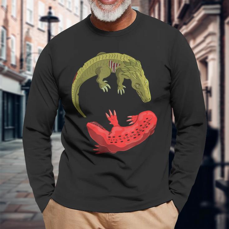 Scp-939Scp-682Cp ファンデーション 長袖Tシャツ 高齢者への贈り物