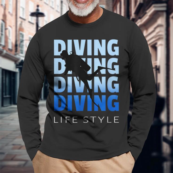 Scuba Diving Gearcuba Diving Equipment Dive 長袖Tシャツ 高齢者への贈り物