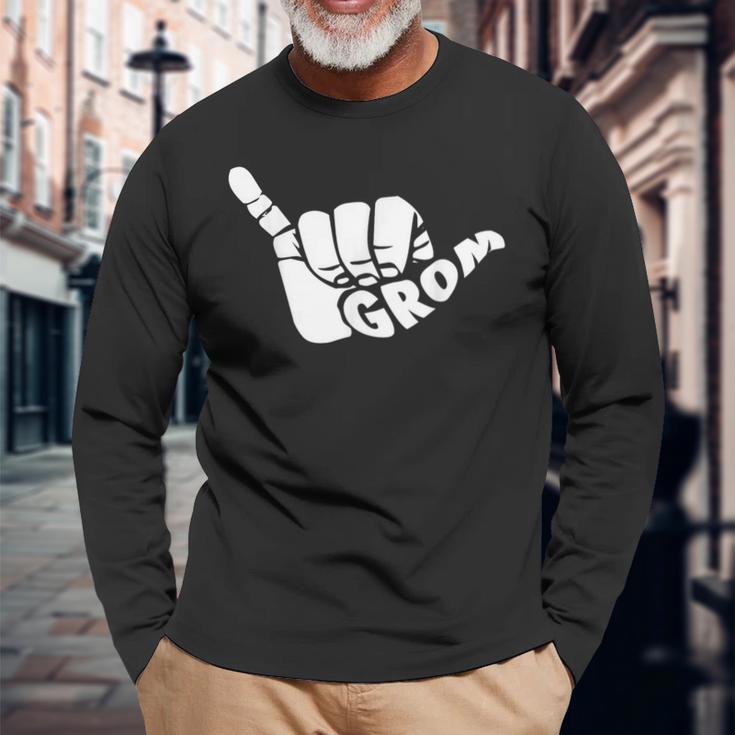 Shaka Gromintage Retrourfer 長袖Tシャツ 高齢者への贈り物