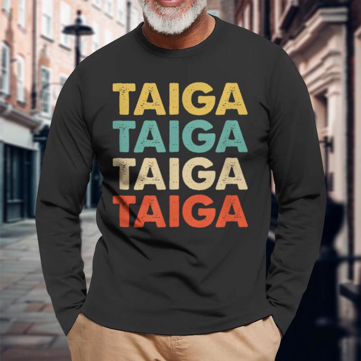 Taiga 大河 長袖Tシャツ 高齢者への贈り物