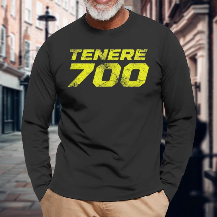 Tenere T7 アドベンチャー ヴィンテージ バイク 長袖Tシャツ 高齢者への贈り物