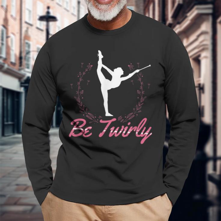 Be Twirly-Twirler バトントワリング 長袖Tシャツ 高齢者への贈り物