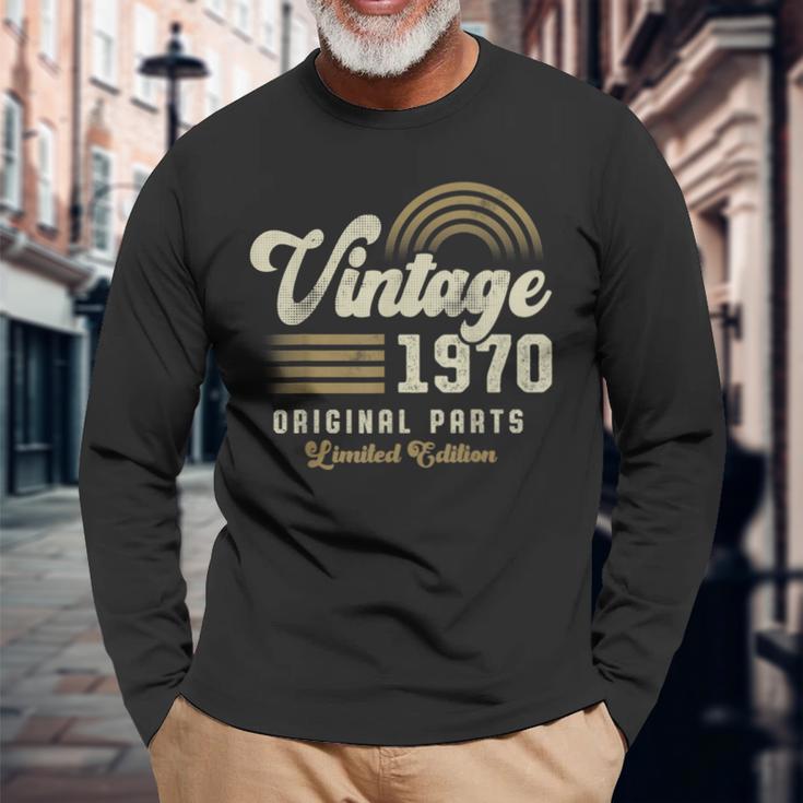 Vintage 1970 オリジナルパーツ 56歳の誕生日 長袖Tシャツ 高齢者への贈り物
