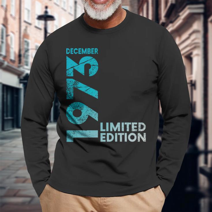 Vintage 50 Birthday I Limited Edition December 1973 長袖tシャツ 長袖Tシャツ 高齢者への贈り物