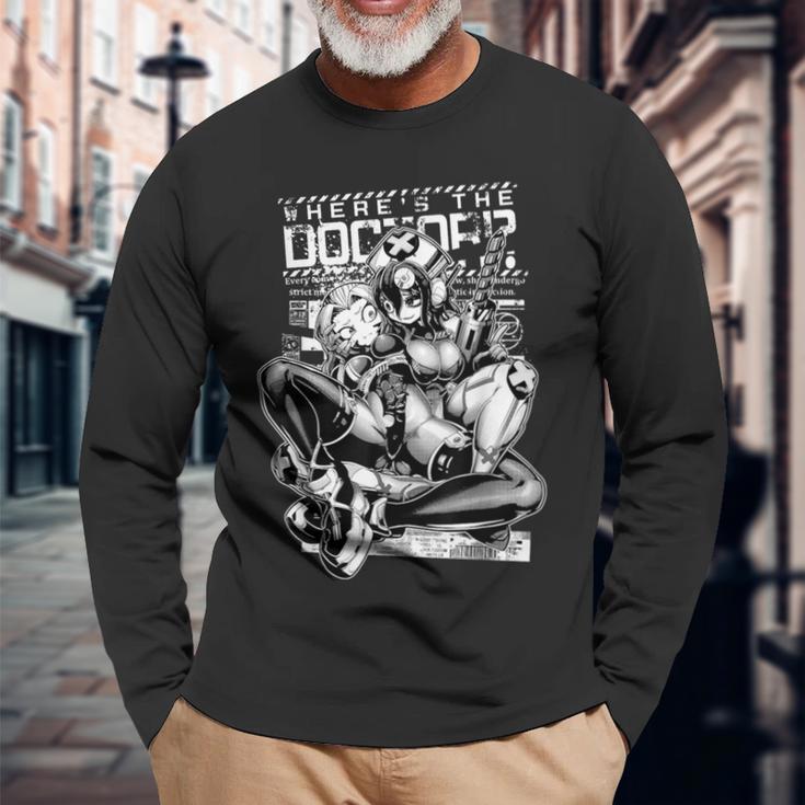 Where’S The Doctor 長袖Tシャツ 高齢者への贈り物