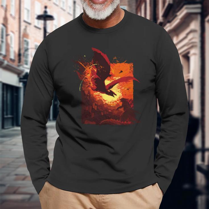 『Godzilla ゴジラ キング・オブ・モンスターズ』1 長袖tシャツ 長袖Tシャツ 高齢者への贈り物