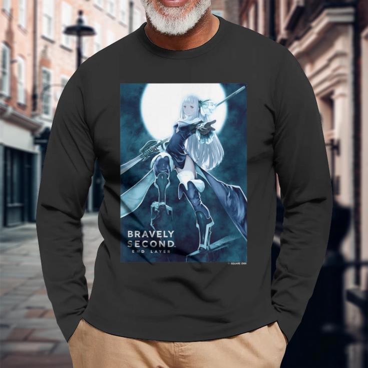 【公式】ブレイブリーセカンド：マグノリア 長袖Tシャツ 高齢者への贈り物