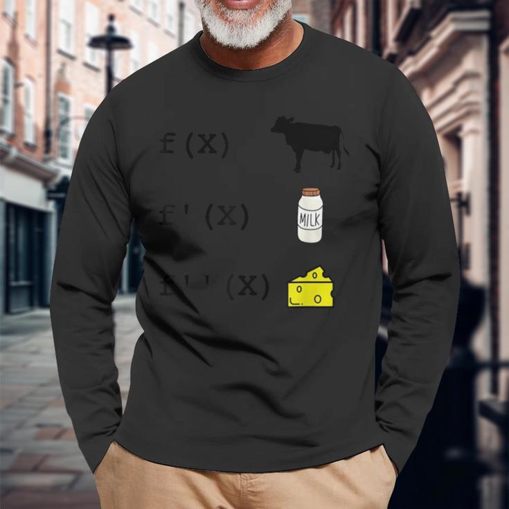 おもしろい 派生分析 数学 数学 先生 生徒 長袖Tシャツ 高齢者への贈り物