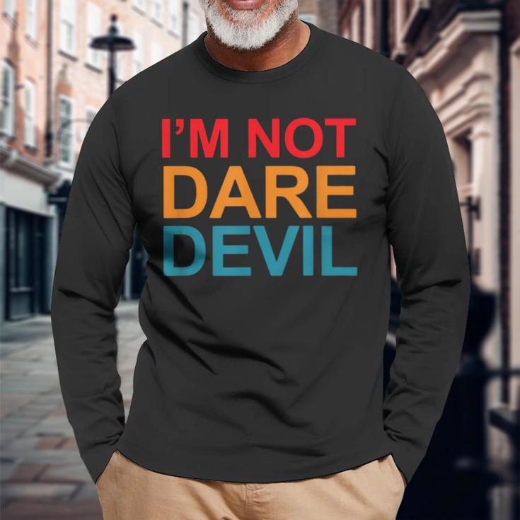 アイム・ノット・デアデビル・アパレル 長袖Tシャツ 高齢者への贈り物