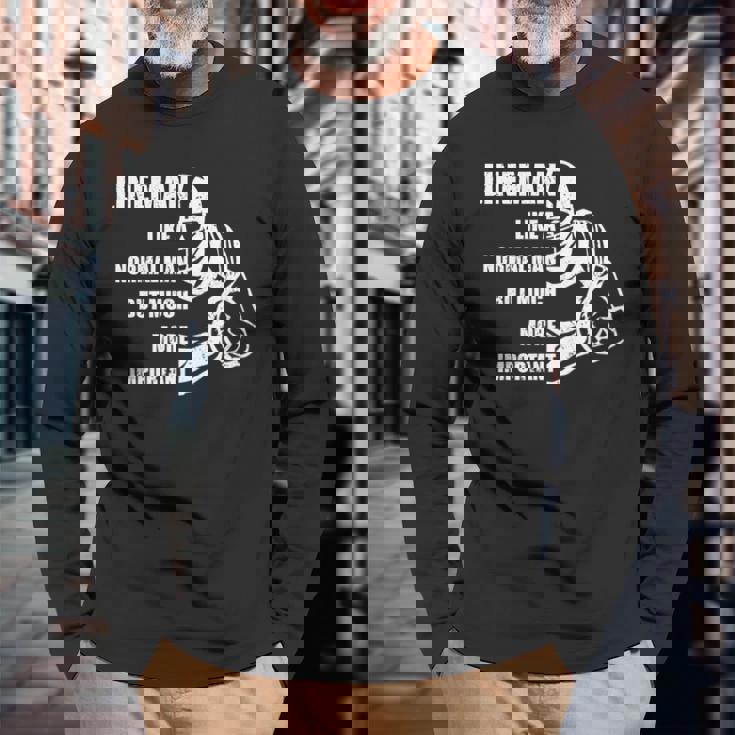 アメリカンフットボール トレーニング用品 ラインマン フットボール選手 長袖tシャツ 長袖Tシャツ 高齢者への贈り物