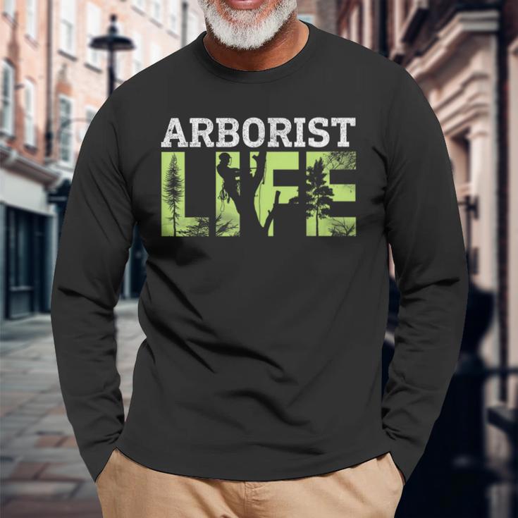 アーボリスト ライフツリー 外科医 長袖Tシャツ 高齢者への贈り物