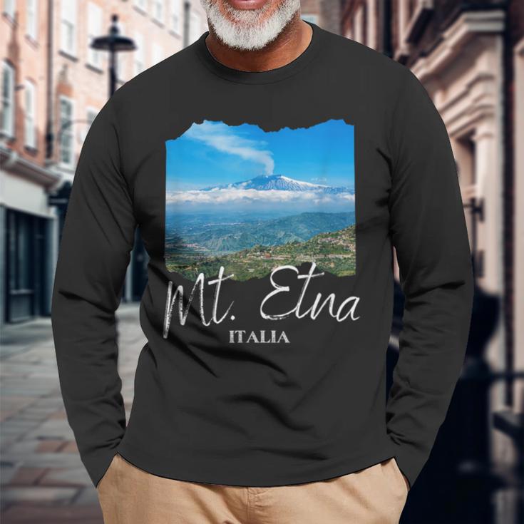 イタリア シチリア島 レモン お土産 シチリア島 長袖Tシャツ 高齢者への贈り物