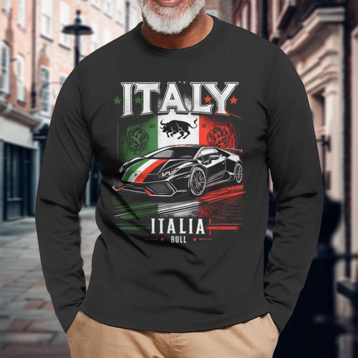 イタリアンブル スー アヴェンタドール 長袖Tシャツ 高齢者への贈り物