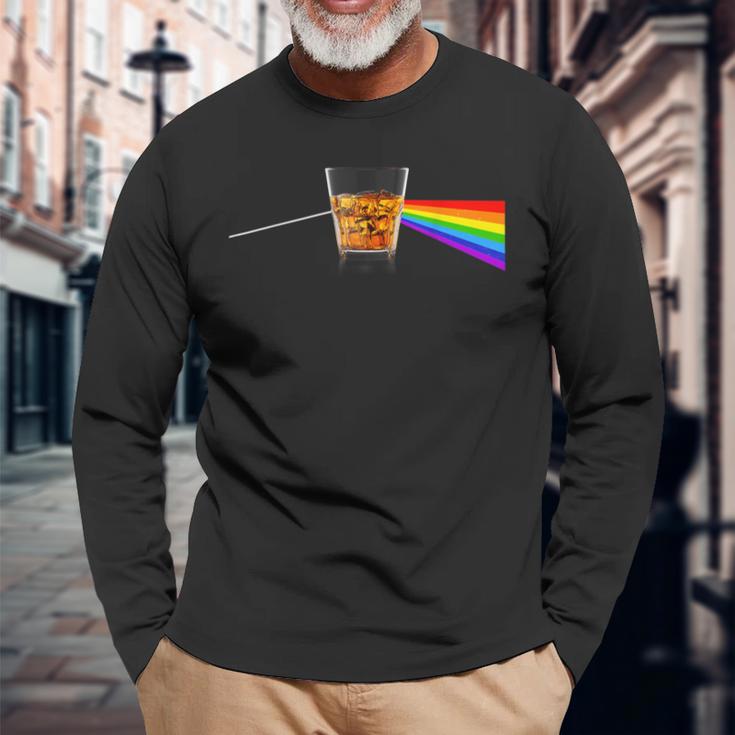 ウィスキー カクテル 酒 面白いtシャツ 飲み おもしろ 飲み会 のんべえ メンズ ネタ 服 長袖Tシャツ 高齢者への贈り物