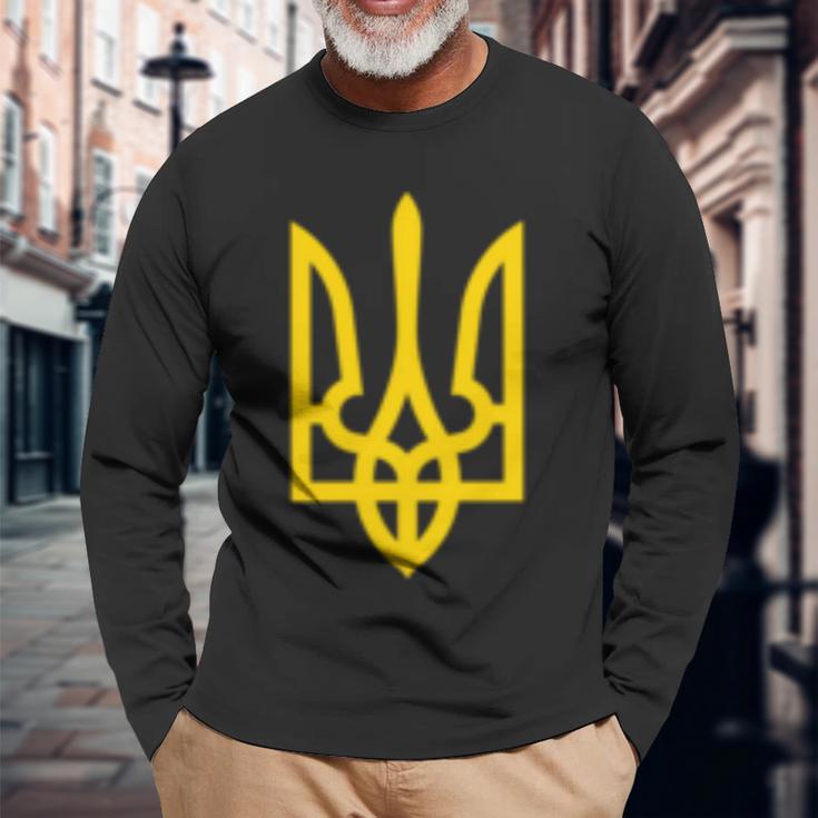 ウクライナ大統領 ヴォロディーミル・ゼレンスキー トライデントミリタリー 長袖tシャツ 長袖Tシャツ 高齢者への贈り物
