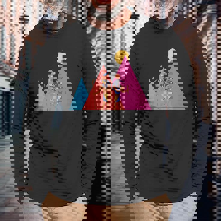 エジプトのピラミッド I エジプトの神々 考古学 エジプト 長袖tシャツ 長袖Tシャツ 高齢者への贈り物