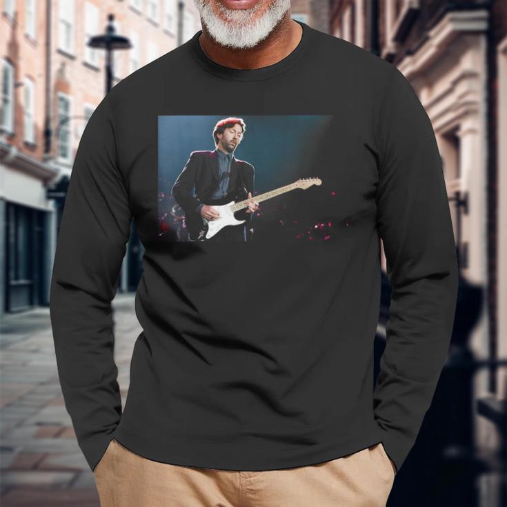 エリック・クラプトン・ブルース ギタリスト ライヴ・ザ・ブライトン・センター 1992 長袖Tシャツ 高齢者への贈り物