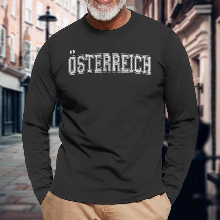 オーストリア Österreich Österreicharsity 長袖Tシャツ 高齢者への贈り物