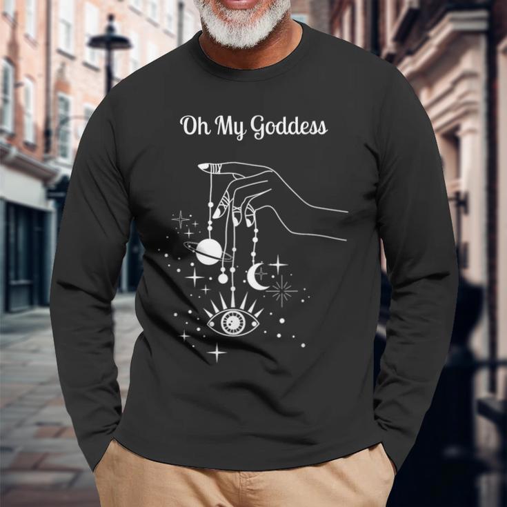 オー・マイ・ゴッデス 長袖Tシャツ 高齢者への贈り物