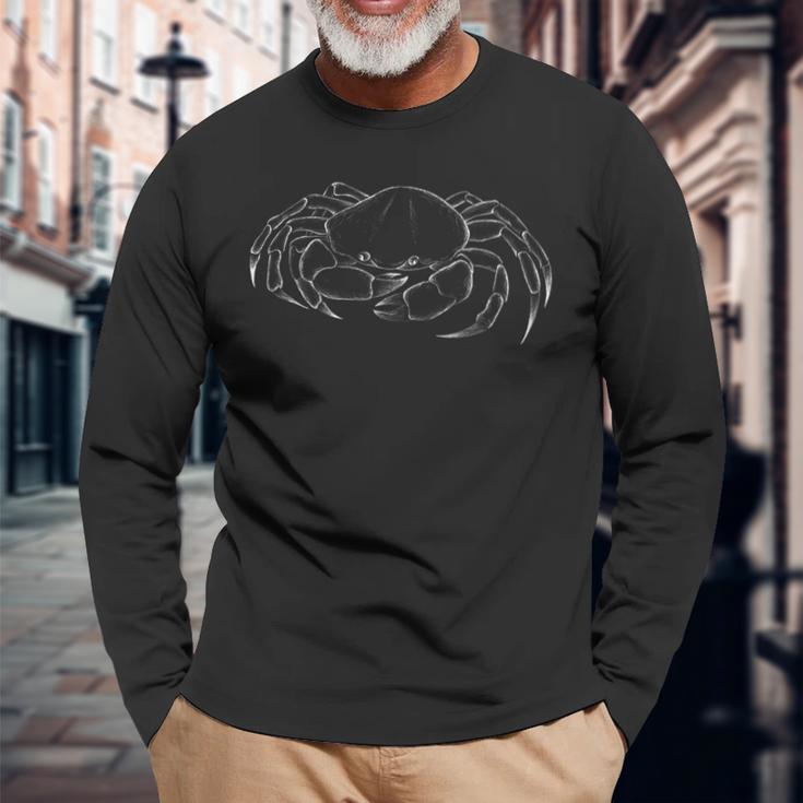 カニtシャツ カニ シュリンプ ミスターカニ 携帯電話ケース 長袖Tシャツ 高齢者への贈り物