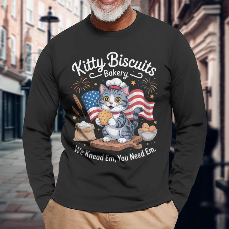 キティビスケットベーカリー 長袖Tシャツ 高齢者への贈り物