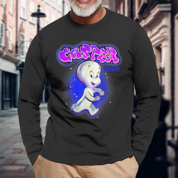 キャスパー・ザ・フレンドリー・ゴースト グラフィティ 長袖Tシャツ 高齢者への贈り物