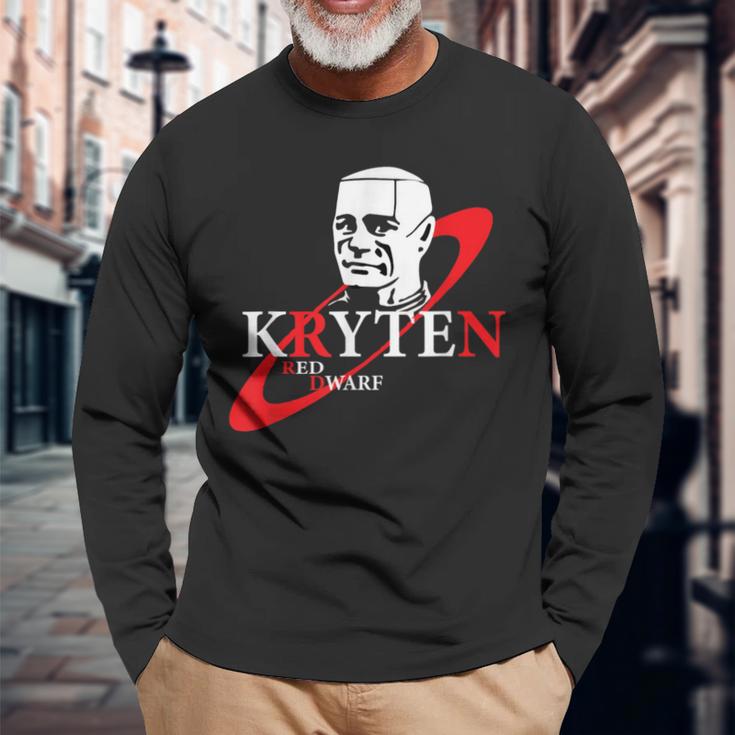 クリテン・レッド・ドワーフ 長袖Tシャツ 高齢者への贈り物