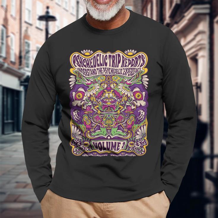 サイケデリックエクスペリエンスストーナー 長袖Tシャツ 高齢者への贈り物