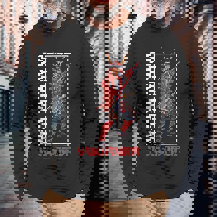 サムライ真田幸村 長袖Tシャツ 高齢者への贈り物