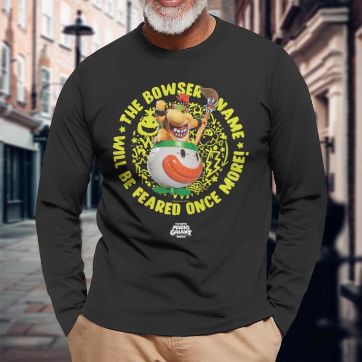 ザ・スーパーマリオギャラクシー・ムービー Bowser Jr Feared 長袖tシャツ 長袖Tシャツ 高齢者への贈り物