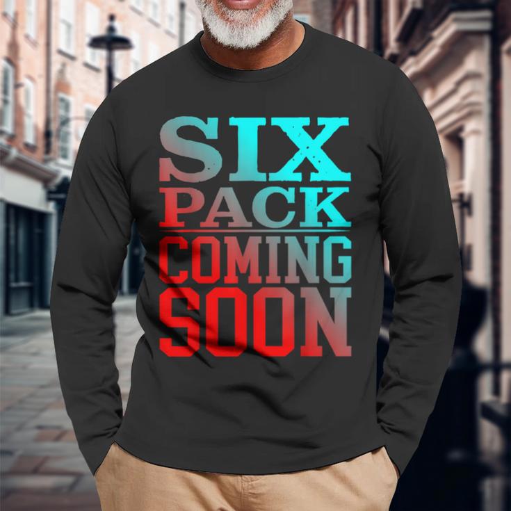 シックス パック 近日発売ix Pack Comingoon _ 長袖Tシャツ 高齢者への贈り物