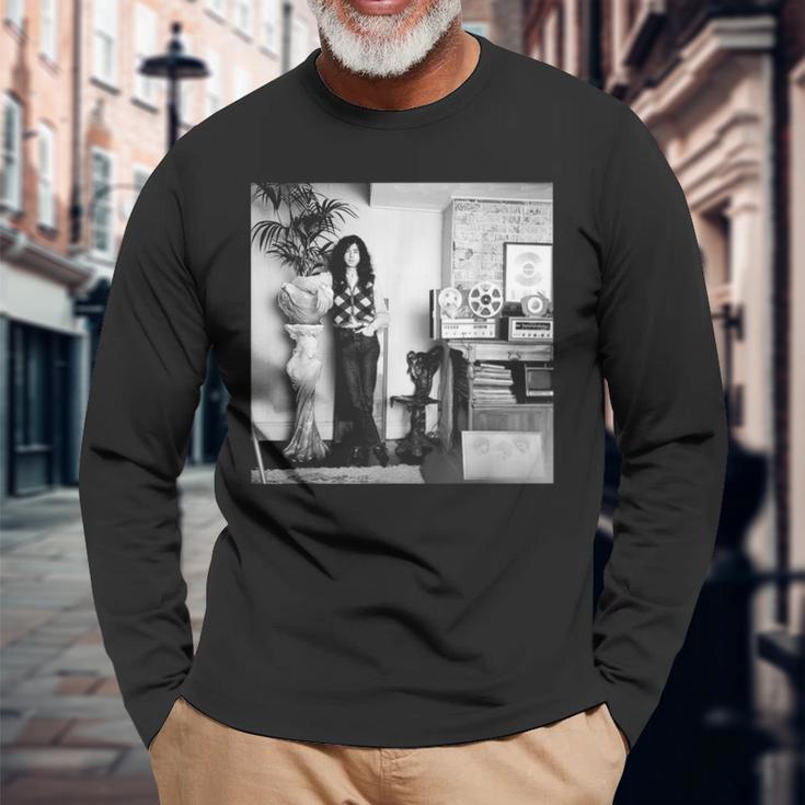 ジミー・ペイジ レッド・ツェッペリン ギタリスト 1970 長袖Tシャツ 高齢者への贈り物