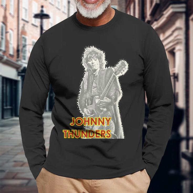 ジョニー・ハートブレイカー・サンダース 長袖Tシャツ 高齢者への贈り物