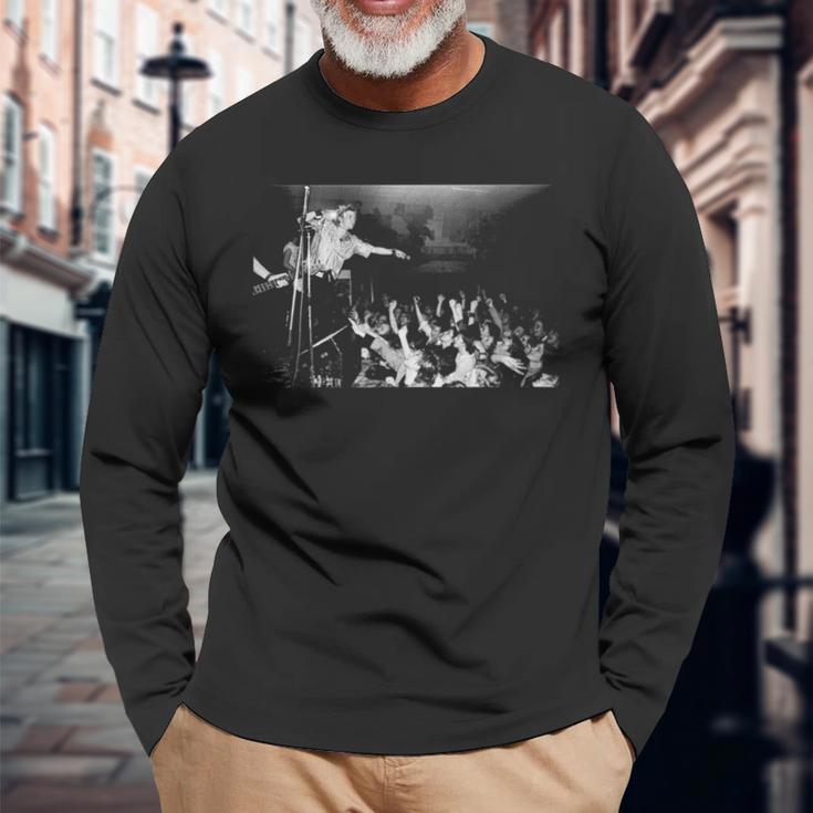 ジョニー・ロットンワークスザ・クラウド・セックス・ピストルズ・ホーランド 1977 長袖Tシャツ 高齢者への贈り物