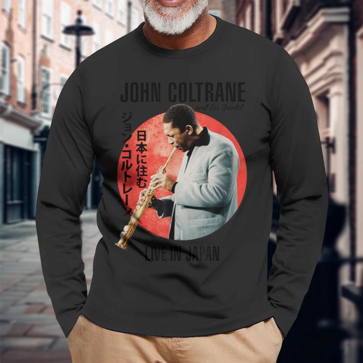 ジョン・コルトレーン ライヴ・イン・ジャパン 長袖Tシャツ 高齢者への贈り物