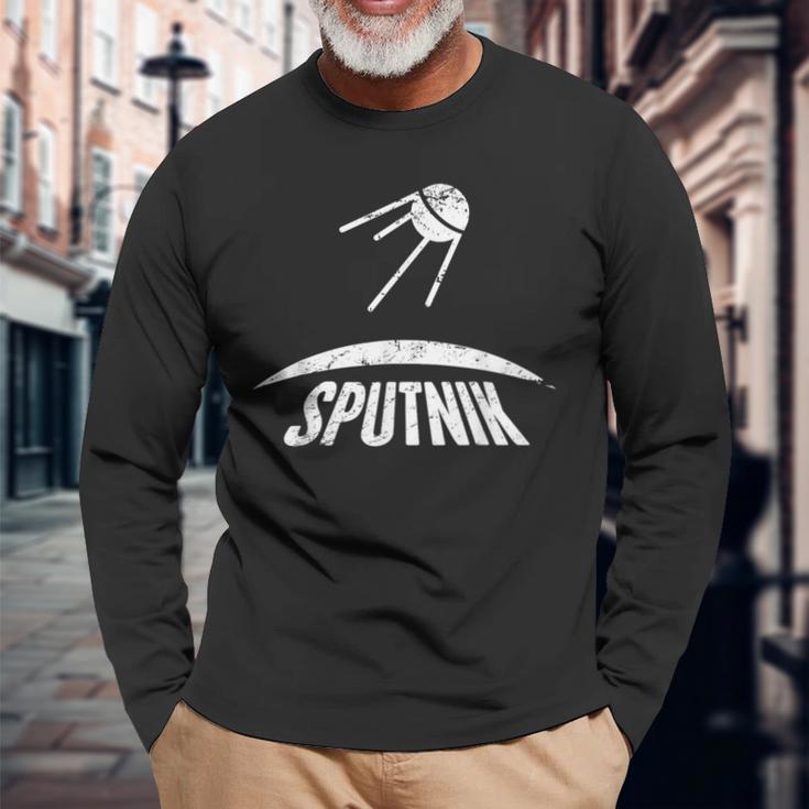 スプートニク 世界史 ソビエト連邦共産主義スプートニク 長袖Tシャツ 高齢者への贈り物