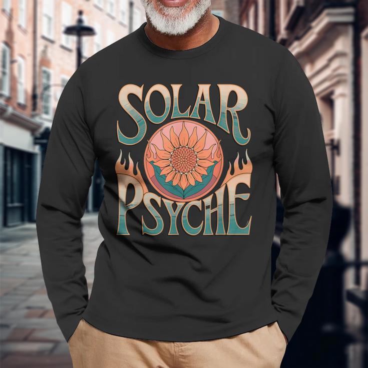 ソーラーサイケ 長袖Tシャツ 高齢者への贈り物
