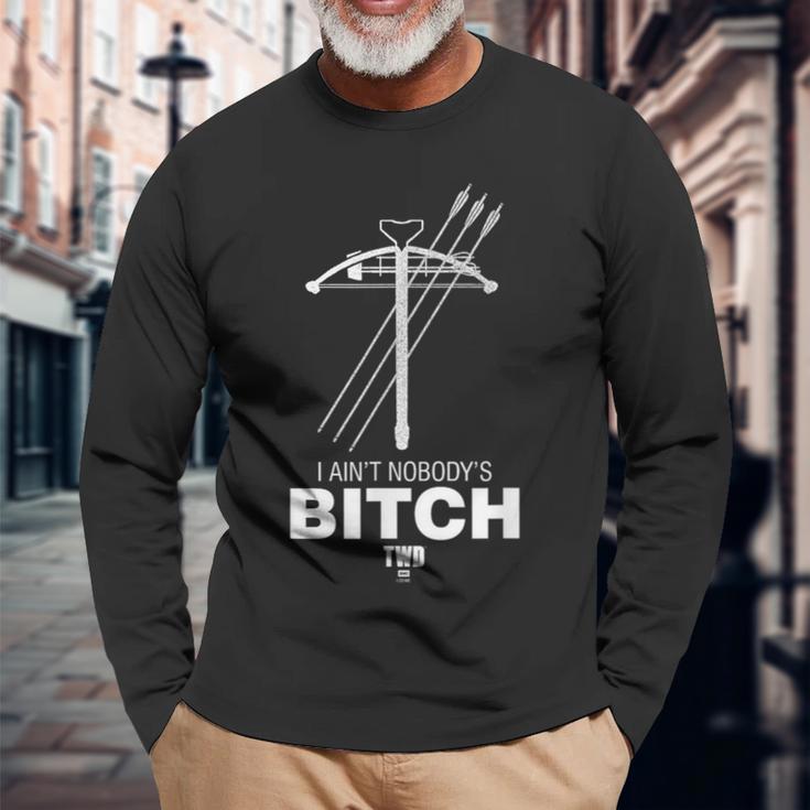 ダリル・誰もいないb-Tch 長袖Tシャツ 高齢者への贈り物