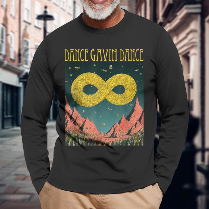 ダンス・ギャビン・ダンス-マザーシップ-ダンス・ギャビン・ダンス・マーチ 長袖Tシャツ 高齢者への贈り物