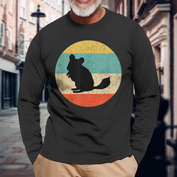 チンチラギフトシャツ 長袖Tシャツ 高齢者への贈り物